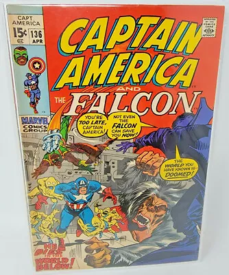 Captain America #136 Mole-man Appearance *1971* 8.5 • $33.99