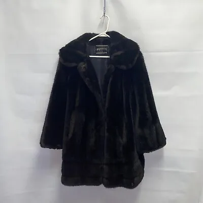 Vintage Regenstein's/ TISSAVEL Of France: Country Pacer/ Dark Brown Fur Coat • $69