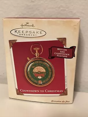 Hallmark Keepsake Christmas Handmade  Motion & Countdown Ornament  Pocket Watch  • $23.50