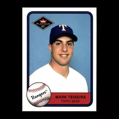 Mark Teixeira 2001 Fleer Platinum Rookie Texas Rangers #561 R326K 54 • $1.99