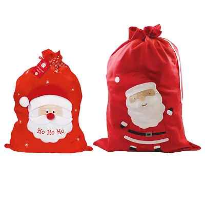 Jumbo / Large Christmas Santa Sack Stocking Red Father Xmas Gift Present Bags • £8.99