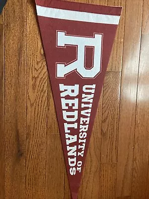 University Of Redlands College Pennant 24”long • $2