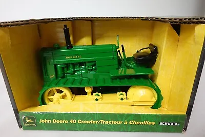 Ertl 5072 John Deere Model  40 Crawler Tractor 1:16 Scale N.i.b. • $35