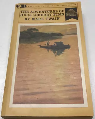 Vintage 1965 The Adventures Of Huckleberry Finn By Mark Twain Bantam Paperback • $12.95