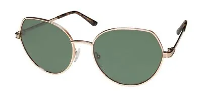 New Karl Lagerfeld 328s Sunglasses Gold Full-rim Metal & Plastic 721 55-17-140 • $79.95