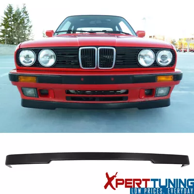 Fits 84-92 BMW E30 Front Bumper Lip Spoiler OE M-Tech Style Unpainted PP • $62.87