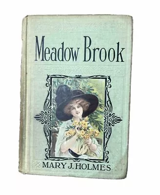 Meadow Brook Mary J Holmes Antique HC Green Cover Hurst Co. 1920s-1930s • $19