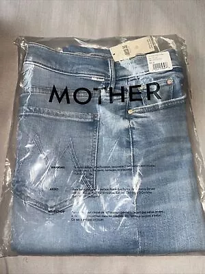 MOTHER The Insider Crop Step Fray Jean Limited Edition Wash AUTHENTIC Size 33 • $99.99