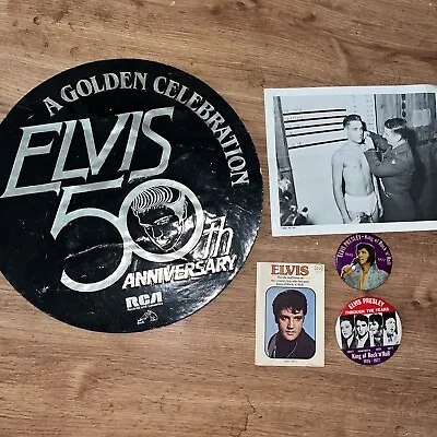 ELVIS  50th  ANNIVERSARY   ~  RCA PROMOTIONAL DISPLAY + Other Memorabilia • $197.77