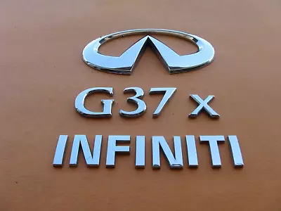 07 08 09 10 11 12 13 Infiniti G37 X G37x Sedan Rear Emblem Logo Badge Sign 40092 • $47.50