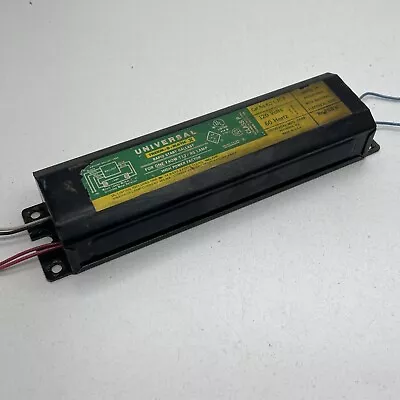 Universal 412-L-TC-P Fluorescent 120V Ballast For (1-Lamp) F40T12 • $25.99