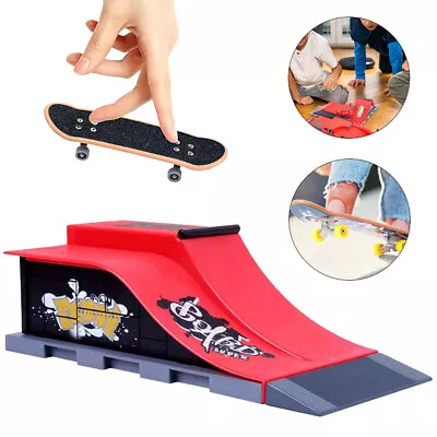 NEW Skate Park Ramp Kit Mini Fingerboard Finger Board Ultimate ParkBirthday Gift • $17.90