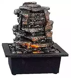  Home Décor Waterfall Meditation Fountain Indoor Tabletop Many Natural River  • $45.50