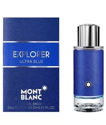 Montblanc Explorer Ultra Blue By Mont Blanc Eau De Parfum Spray 1 Oz For Men • $16.99