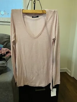 $15 • Buy Lauren Moshi XS Pink Long Sleeve Top