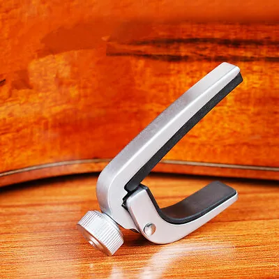 $10.99 • Buy Professional Guitar Capo Acoustic Electric Ukulele Silver Trigger Clamp