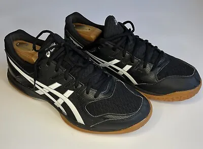 ASICS GEL Rocket  Volleyball Shoes Mens Sz 10 Women's Sz 11.5  Black READ • $25.97