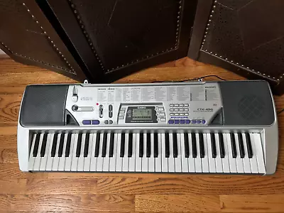 Casio CTK-496 Electronic Keyboard 100 Song Bank W/ Adaptor & Manual • $45