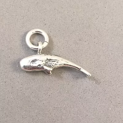 .925 Sterling Silver 3-D SPERM WHALE CHARM NEW Nautical Ocean 925 NT116 Sale • $9.97