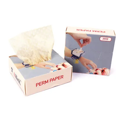 $3.33 • Buy 200pcs Disposable Salon Electric Hair Perming Dyeing Paper Hairdresser Tool A+