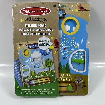 New Melissa & Doug Let's Explore Weather/ Seasons Board Toy For Kids • $12.60