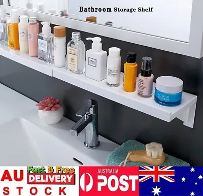 Bathroom Kitchen Storage Shower Shelf Holder Rack Organizer Plastic • $19