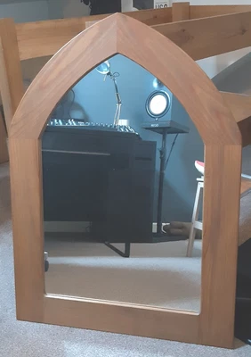 £20 • Buy Gothic Arch Shaped Pine Mirror