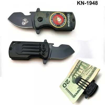 Marine Corps Money Clip Pocket Knife • $12.99