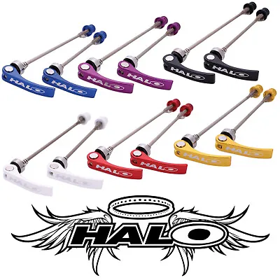 Halo Porkies MTB Quick Release Front & Rear QR Skewer Set • £17.98