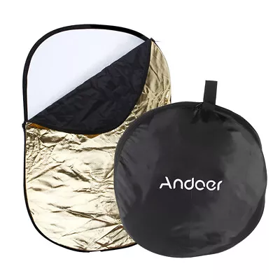 60x90CM 5-IN-1 Photo  Collapsible  Reflector Diffuser With S3B0 • £13.73