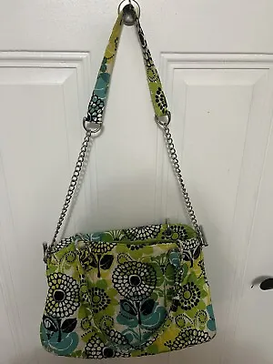 Vera Bradley Limes Up Handbag 8”x 12” Fabric Purse With Handles And Crossbody St • $14.99