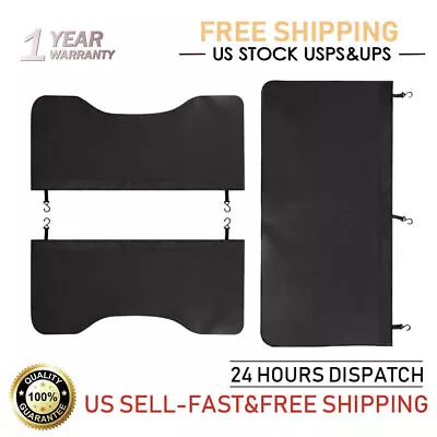 3Pc Magnetic Fender Cover Mat Pad Foldable Heavy Duty Hooks Gripper US Universal • $23.99