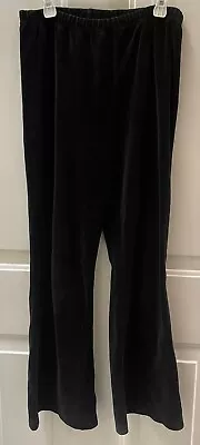 Hanna Andersson Velvet Stretch Pants Girls Size 150 Black • $9.99