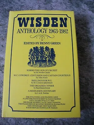 £2.99 • Buy Wisden Anthology 1963-1982 - Guild Hardback - 1984