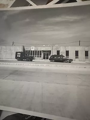 Vintage Military Photo 8x10 Black And White Ambulance And Hearse? • $16