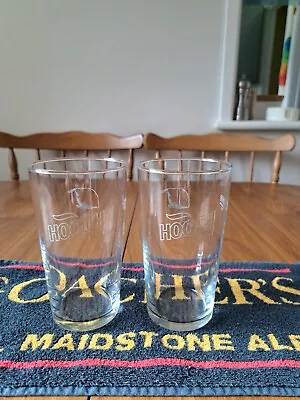 Hooch Pint Glasses X2 • £8