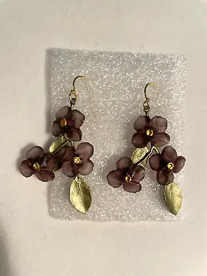 Michael Michaud Retired Wood Of Life Wire Earrings 3299 Retail $147 • $64