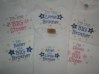 Big Little Brother Sister Long-sleeved T-shirt Personalised Or  I'm Going To Be • £9.30