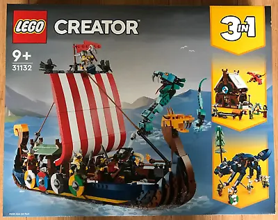 £100 • Buy Lego 31132 Creator 3 In 1 Viking Ship & The Midgard Serpent 1192 Pcs ~NEW ~