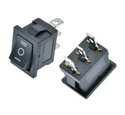 Small Mini On-Off-On Rocker Switches SPDT 3 Pin For Car Dash Boat 12V Pack Of 3 • $4.92