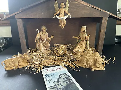 Vintage Fontanini Roman Nativity Set Made In Italy Christmas • $100