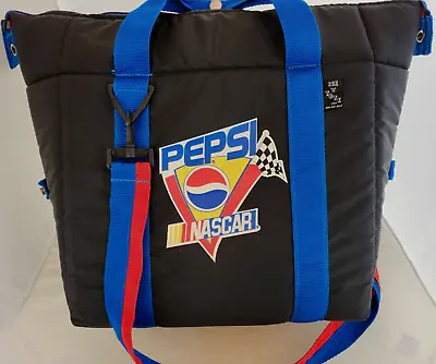 Hard To Find Vintage NASCAR Pepsi Ice N Tote Cooler W/ Handles & Shoulder Strap • $23