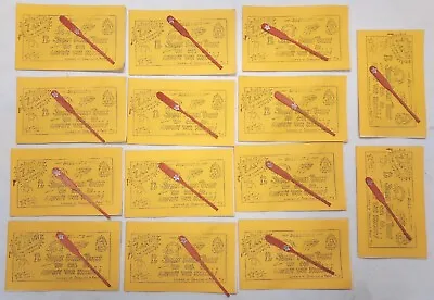 Vtg Lot 14 MAGIC PARTY FAVORS By Zarini The Magician 12 Parlor Tricks W/Paddle • $12