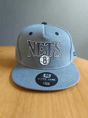 Brooklyn Nets NBA Ultra Game Snapback Hat - Mens Grey • $12.88
