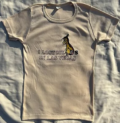 I Lost My Ass In Las Vegas Vintage Novelty Shirt   • $45