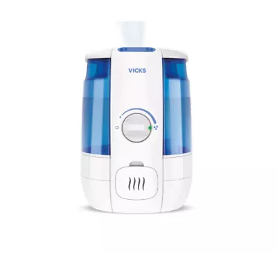 Vicks VUL600 CoolRelief Filter Free Cool Mist Humidifier White Blue • $44