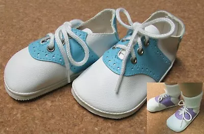 Doll Shoes Saddles For 23  My Twinn Dolls Lt Blue • $9.80