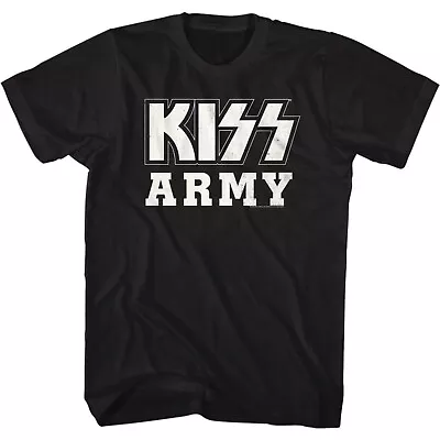 KISS Cd Lgo KISS ARMY Official B&W SHIRT LRG New Destroyer Love Gun Hotter  • $27.99