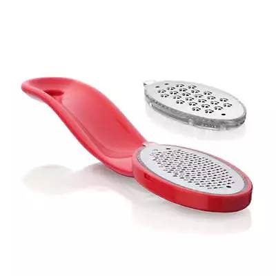 Microplane Foot File XL Red 2-in-1 File/Buffer System • $9.95