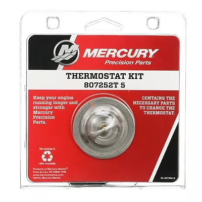 Mercury Mercruiser Quicksilver Replacement 160 Degree Thermostat Kit PN 807252T5 • $42.95